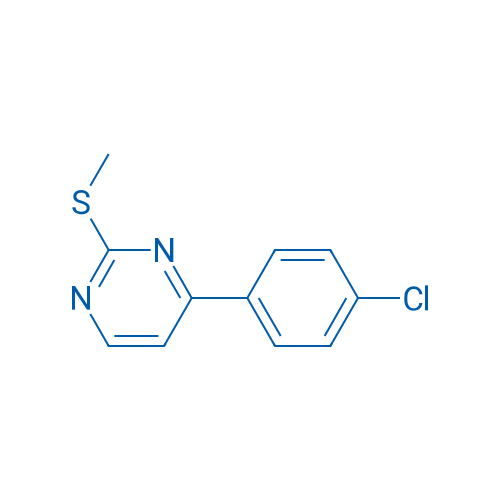 4-(4-Chlorophenyl)-2-(methylthio)pyrimidine 50mg