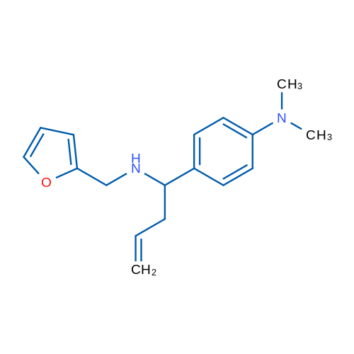 4-(1-((Furan-2-ylmethyl)amino)but-3-en-1-yl)-N,N-dimethylaniline 1g