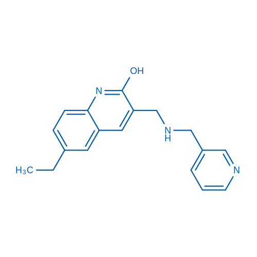 6-Ethyl-3-(((pyridin-3-ylmethyl)amino)methyl)quinolin-2-ol 1g