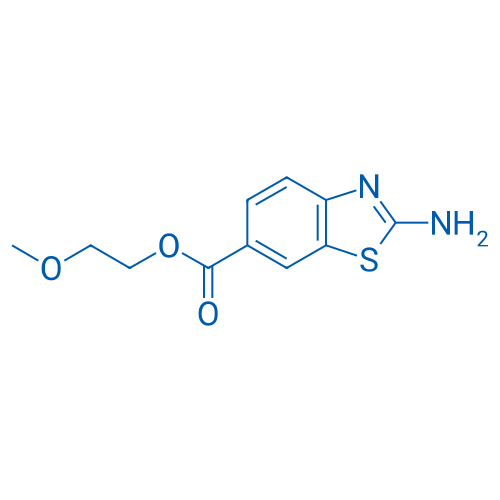 2-Methoxyethyl 2-aminobenzo[d]thiazole-6-carboxylate 250mg