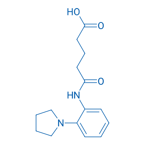 5-Oxo-5-((2-(pyrrolidin-1-yl)phenyl)amino)pentanoic acid 1g