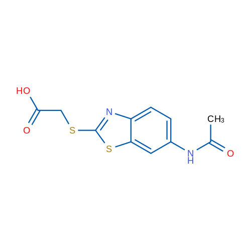 2-((6-Acetamidobenzo[d]thiazol-2-yl)thio)acetic acid 1g