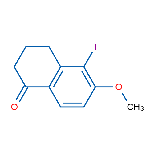 5-Iodo-6-methoxy-3,4-dihydronaphthalen-1(2H)-one 1g