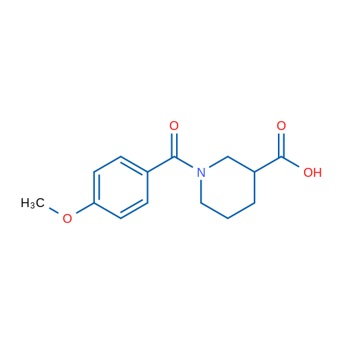 1-(4-Methoxybenzoyl)piperidine-3-carboxylic acid 5g