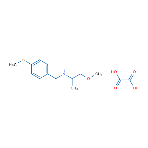 1-Methoxy-N-(4-(methylthio)benzyl)propan-2-amine oxalate 1g