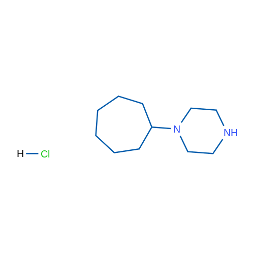 1-Cycloheptylpiperazine hydrochloride 5g