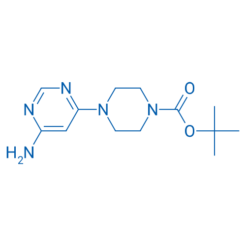 tert-Butyl 4-(6-aminopyrimidin-4-yl)piperazine-1-carboxylate 250mg