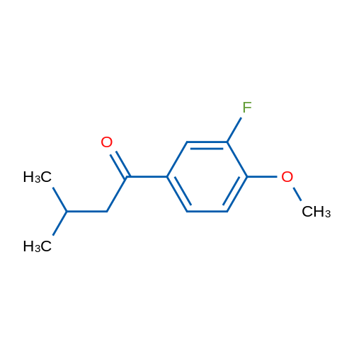 1-(3-Fluoro-4-methoxyphenyl)-3-methylbutan-1-one 1g