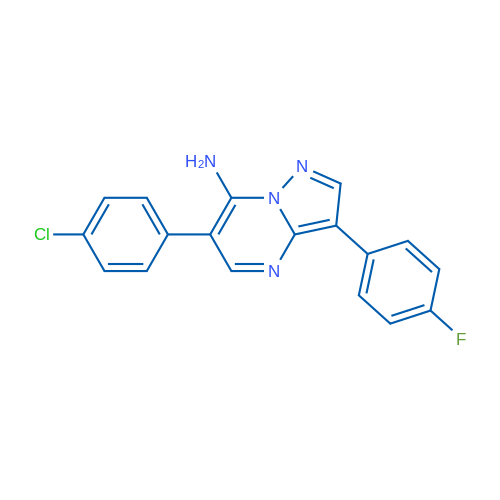 6-(4-Chlorophenyl)-3-(4-fluorophenyl)pyrazolo[1,5-a]pyrimidin-7-amine 1g