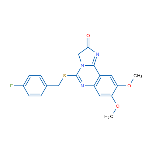 5-{[(4-fluorophenyl)methyl]sulfanyl}-8,9-dimethoxy-2H,3H-imidazo[1,2-c]quinazolin-2-one 1g