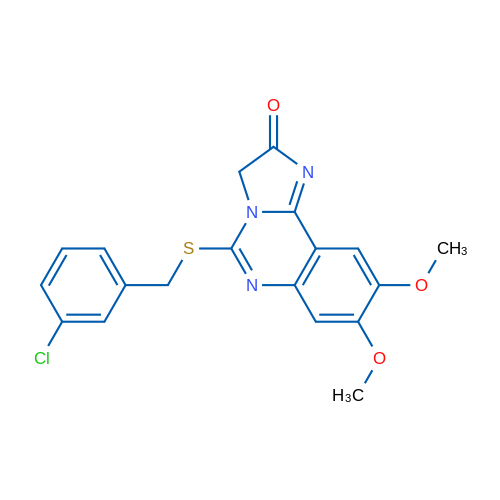 5-{[(3-chlorophenyl)methyl]sulfanyl}-8,9-dimethoxy-2H,3H-imidazo[1,2-c]quinazolin-2-one 1g