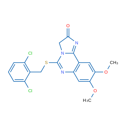 5-{[(2,6-dichlorophenyl)methyl]sulfanyl}-8,9-dimethoxy-2H,3H-imidazo[1,2-c]quinazolin-2-one 1g