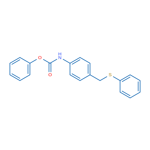 Phenyl N-{4-[(phenylsulfanyl)methyl]phenyl}carbamate 1g