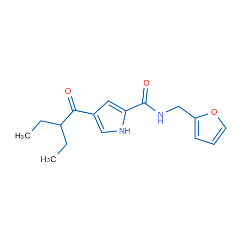 4-(2-Ethylbutanoyl)-N-[(furan-2-yl)methyl]-1H-pyrrole-2-carboxamide 1g
