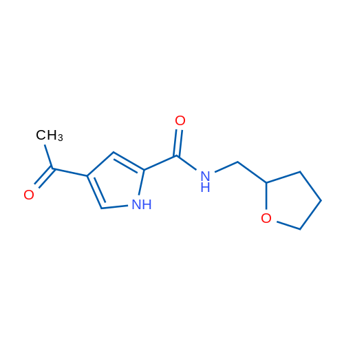 4-Acetyl-N-[(oxolan-2-yl)methyl]-1H-pyrrole-2-carboxamide 1g