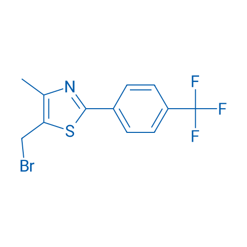5-(Bromomethyl)-4-methyl-2-(4-(trifluoromethyl)phenyl)thiazole 100mg
