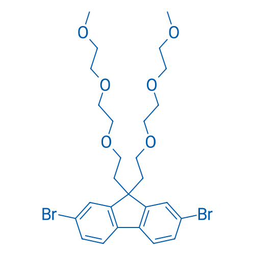 2,7-Dibromo-9,9-bis(2-(2-(2-methoxyethoxy)ethoxy)ethyl)-9H-fluorene 100mg