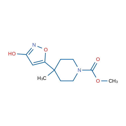 Methyl 4-(3-hydroxyisoxazol-5-yl)-4-methylpiperidine-1-carboxylate 1g