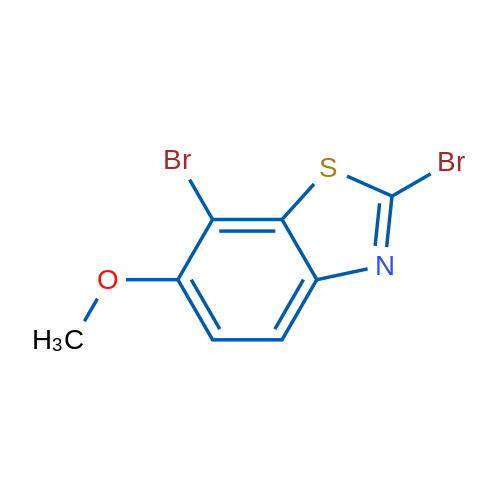 2,7-Dibromo-6-methoxybenzo[d]thiazole 1g