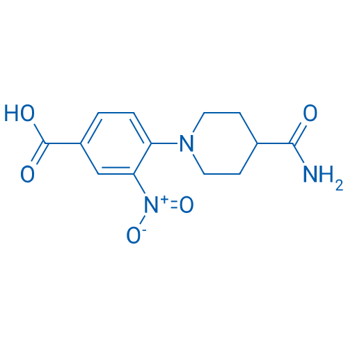 4-(4-Carbamoylpiperidin-1-yl)-3-nitrobenzoic acid 1g