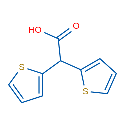 2,2-Di(thiophen-2-yl)acetic acid 1g