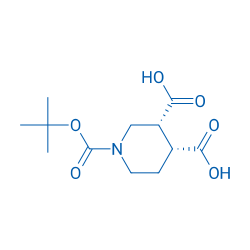 Cis-1-[(tert-butoxy)carbonyl]piperidine-3,4-dicarboxylic acid 5g