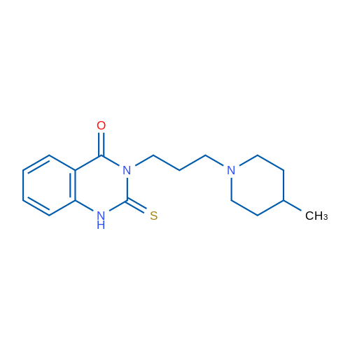 3-[3-(4-Methylpiperidin-1-yl)propyl]-2-sulfanylidene-1,2,3,4-tetrahydroquinazolin-4-one 1g
