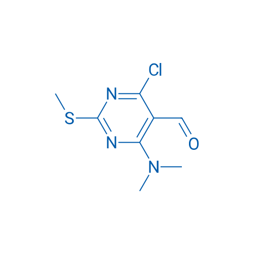 4-Chloro-6-(dimethylamino)-2-(methylthio)pyrimidine-5-carbaldehyde 1g