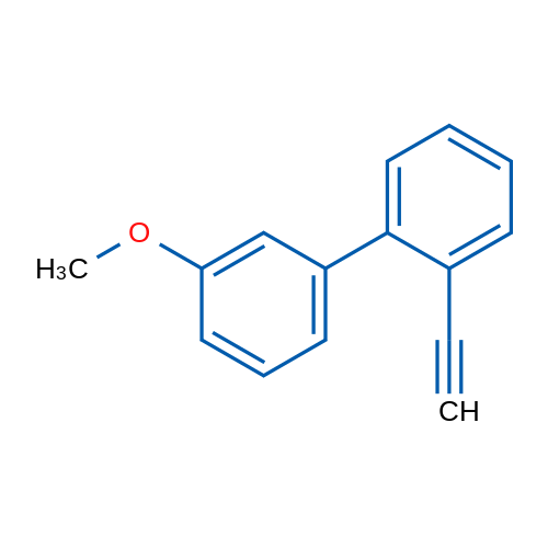 2-Ethynyl-3'-methoxy-1,1'-biphenyl 1g