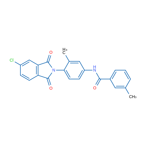 N-[4-(5-Chloro-1,3-dioxo-2,3-dihydro-1H-isoindol-2-yl)-3-methylphenyl]-3-methylbenzamide 1g