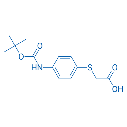 2-((4-((tert-Butoxycarbonyl)amino)phenyl)thio)acetic acid 1g