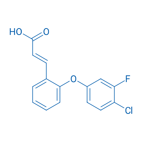 3-(2-(4-Chloro-3-fluorophenoxy)phenyl)acrylic acid 1g