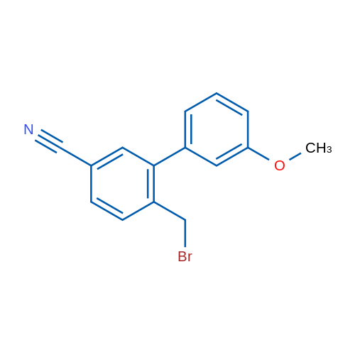 6-(Bromomethyl)-3'-methoxy-[1,1'-biphenyl]-3-carbonitrile 1g