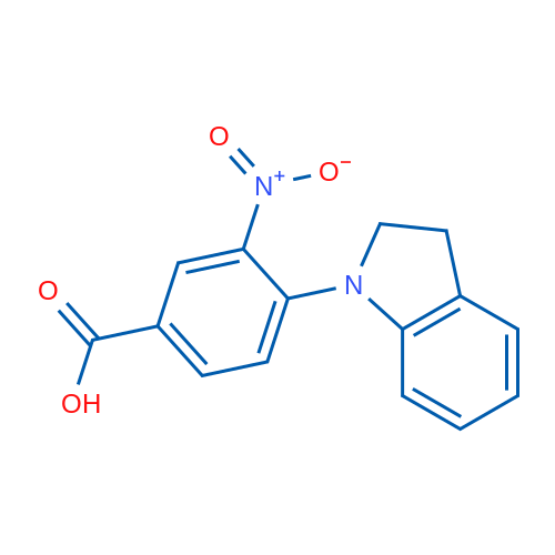 4-(Indolin-1-yl)-3-nitrobenzoic acid 1g