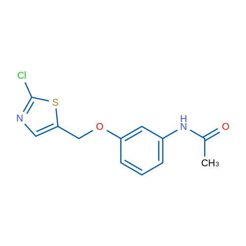 N-(3-((2-Chlorothiazol-5-yl)methoxy)phenyl)acetamide 1g