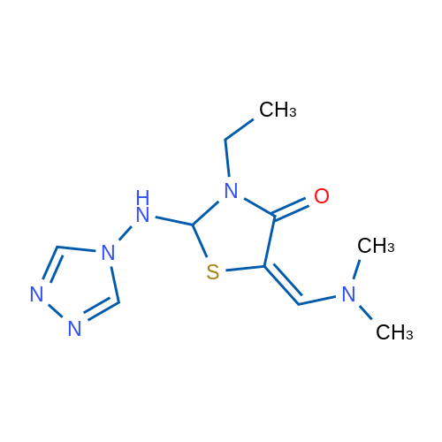 2-((4H-1,2,4-Triazol-4-yl)amino)-5-((dimethylamino)methylene)-3-ethylthiazolidin-4-one 1g