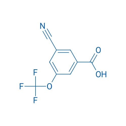 3-Cyano-5-(trifluoromethoxy)benzoic acid 250mg