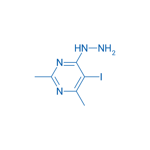 4-Hydrazinyl-5-iodo-2,6-dimethylpyrimidine 1g