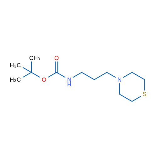 tert-Butyl (3-thiomorpholinopropyl)carbamate 1g