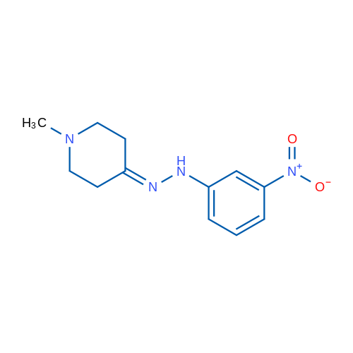1-Methyl-4-(2-(3-nitrophenyl)hydrazono)piperidine 1g