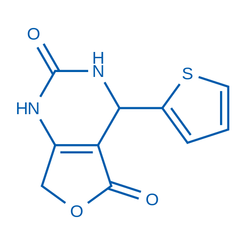 4-(Thiophen-2-yl)-3,4-dihydrofuro[3,4-d]pyrimidine-2,5(1H,7H)-dione 50mg