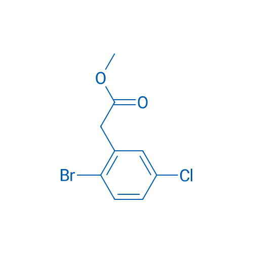 Methyl 2-(2-bromo-5-chlorophenyl)acetate 250mg