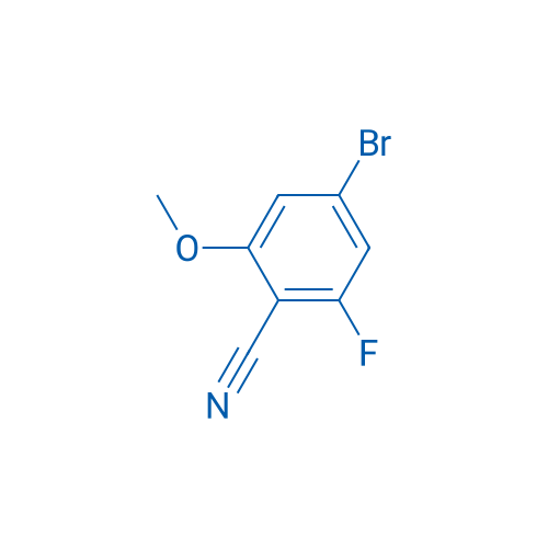 4-Bromo-2-fluoro-6-methoxybenzonitrile 250mg