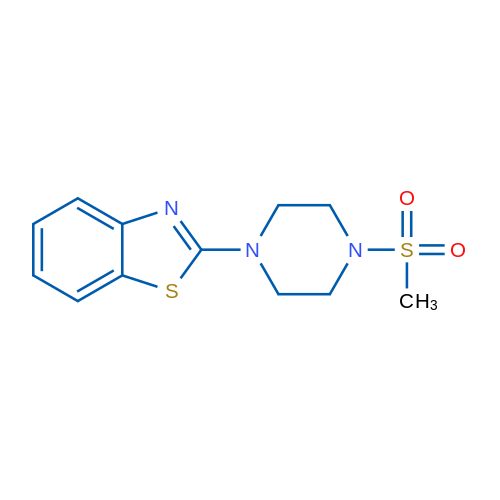 2-(4-Methanesulfonylpiperazin-1-yl)-1,3-benzothiazole 1g