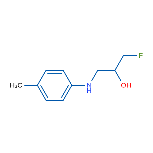 1-Fluoro-3-[(4-methylphenyl)amino]propan-2-ol 1g
