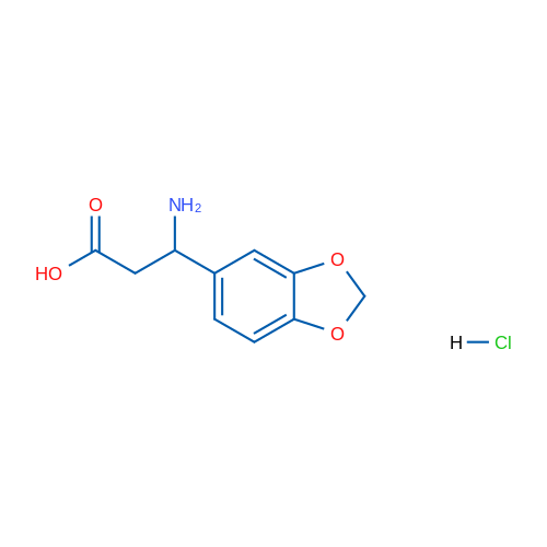 3-Amino-3-(benzo[d][1,3]dioxol-5-yl)propanoic acid hydrochloride 5g