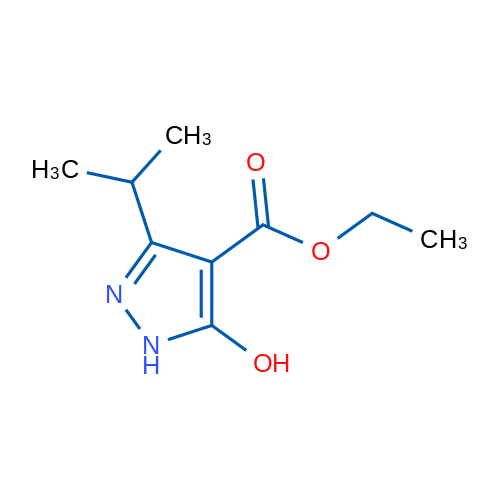 Ethyl 5-hydroxy-3-isopropyl-1H-pyrazole-4-carboxylate 1g