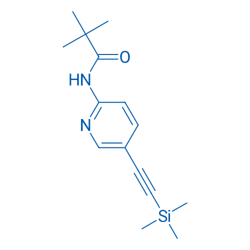 N-(5-((Trimethylsilyl)ethynyl)pyridin-2-yl)pivalamide 1g