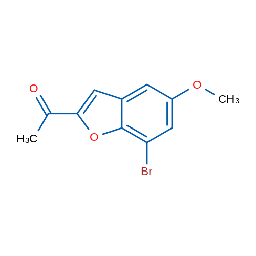 1-(7-Bromo-5-methoxybenzofuran-2-yl)ethanone 1g
