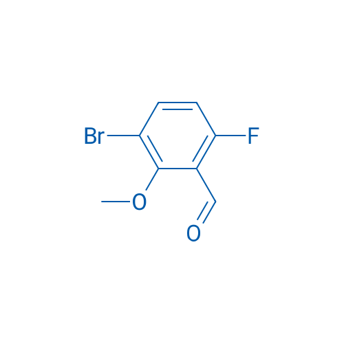 3-Bromo-6-fluoro-2-methoxybenzaldehyde 1g